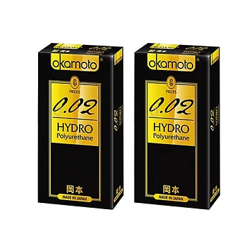 岡本002-HYDRO 水感勁薄保險套6片裝_2入組