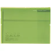 KOKUYO Glassele橫式5層資料夾A4-果綠