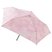 【estaa】日本抗UV超輕量迷你晴雨折傘90g ‧晴間粉桃