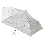 【estaa】日本抗UV雙層一級遮光輕量晴雨折傘 ‧日日花草
