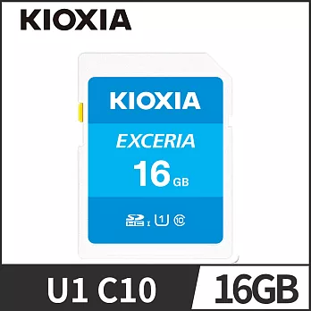 KIOXIA EXCERIA 16GB UHS-I U1 SDHC 記憶卡