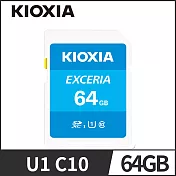 KIOXIA EXCERIA 64GB UHS-I U1 SDXC 記憶卡
