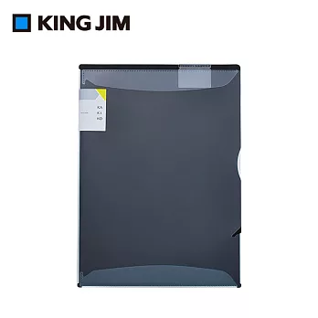 【KING JIM】kakiko 開放式資料夾 單片型 黑色