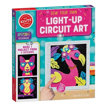[美國KLUTZ]Sew Your Own Light-up Circuit Art 電路科學藝術家