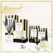 【Farcent香水】香氛擴香4件組(室內擴香2+衣物香氛袋2)-小蒼蘭英國梨