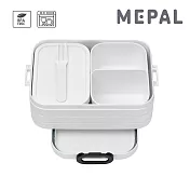 MEPAL / 分隔方形餐盒(M)- 白