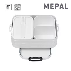 MEPAL / 分隔方形餐盒(M)─ 白