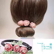 【Hera 赫拉】韓式文藝花朵花苞盤髮器-3色粉色