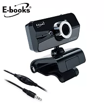 E-books W15 網路HD高畫質LED燈攝影機黑