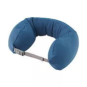 [MUJI無印良品]微粒貼身靠枕.中細型/深藍.約13.5x59cm