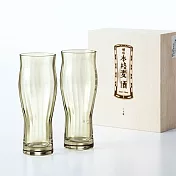 【TOYO SASAKI】日本綿密泡沫琥珀啤酒玻璃杯木箱禮盒