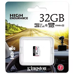 Kingston 金士頓 32G High Endurance U1 microSDHC UHS─I A1 記憶卡 SDCE/32GB