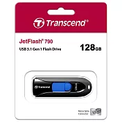 創見 Transcend 128GB JetFlash 790 隨身碟 -黑色 JF790K/128G