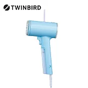 日本TWINBIRD- 高溫抗菌除臭 美型蒸氣掛燙機 (冰河藍) TB-G006TWBL