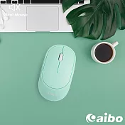 aibo KA810 2.4G輕薄靜音無線滑鼠湖水綠