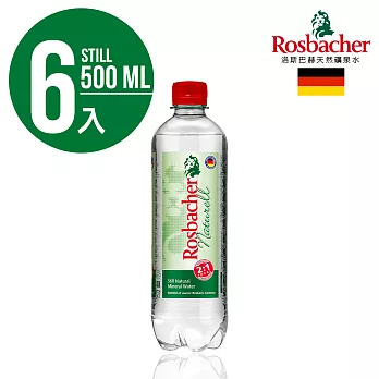 【德國Rosbacher】平衡補給天然礦泉水(6入x500ml)(到期日2021/10/22)