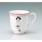 NARUMI日本鳴海骨瓷Chihiro Iwasaki岩崎知弘骨瓷馬克杯-坐著的女孩 坐著的女孩