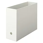 [MUJI無印良品]聚丙烯檔案盒.標準型.A4用.白灰