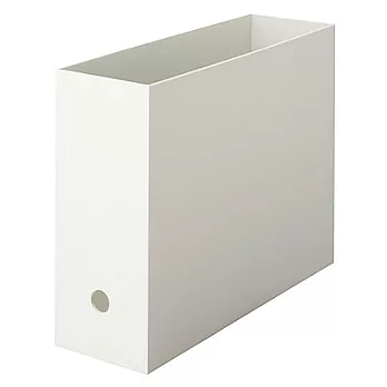 [MUJI無印良品]聚丙烯檔案盒.標準型.A4用.白灰