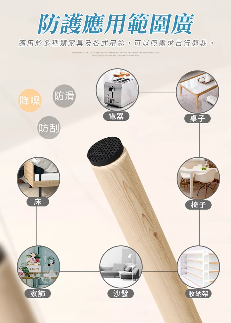 博客來 E Dot 止滑消音桌椅腳墊圓形 博客來 E Dot 止滑消音桌椅腳墊圓形