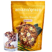 Amazin graze堅果穀物燕麥脆片250g-香蕉蜂蜜口味(含膳食纖維、非油炸)