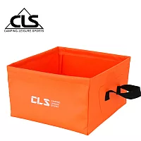 【韓國CLS】戶外多功能方形折疊水桶/儲水盆/水袋(三色任選)橘色