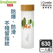 Snapware康寧 耐熱玻璃水瓶630ml-春日森林