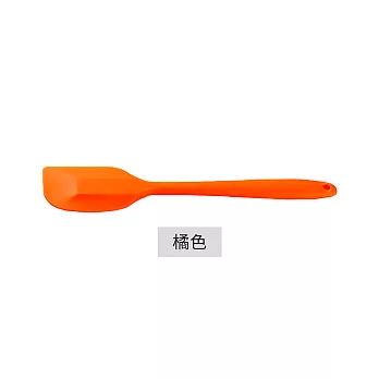 【Cap】一體成型耐高溫烘培矽膠刮刀(小號)橘色