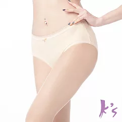 【K’s凱恩絲】專利親膚超薄有氧蠶絲內褲─膚色M膚色