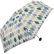 【because】日本晴雨兩用抗UV迷你折傘(含傘套) ‧樹葉彩綠