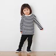 [MUJI無印良品]幼兒有機棉針織緊身長褲80黑色