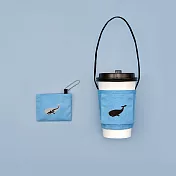 YCCT 環保飲料提袋經典款 - 波漾藍鯨魚