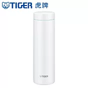 TIGER虎牌 夢重力超輕量廣口不鏽鋼真空保溫瓶 500ml (MMZ-A502)雪白色