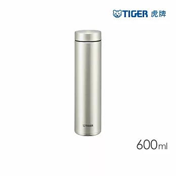 TIGER虎牌 夢重力超輕量廣口不鏽鋼真空保溫瓶 600ml (MMZ-A602)不鏽鋼