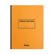【Rhodia｜classic】compositionbook線裝校園筆記本_B5_5x5方格_80g_80張_橘皮