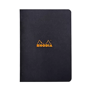 【Rhodia｜classic】staplebound notebook騎馬釘筆記本_A5_5x5方格_80g_24張_ 黑皮