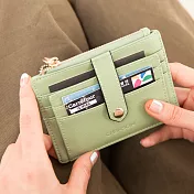 CHENSON真皮 9卡証件票卡夾卡包 (W19020-G)薄荷綠