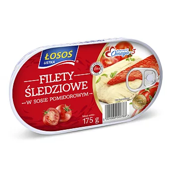 波蘭【LOSOS】茄汁鯡魚排(175G)