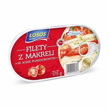 波蘭【LOSOS】茄汁鯖魚(175G)