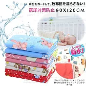隔尿墊 棉柔透氣防水吸水保潔墊 寶寶尿布墊嬰兒床墊 多用途護理墊 贈收納袋 Kiret-男寶寶