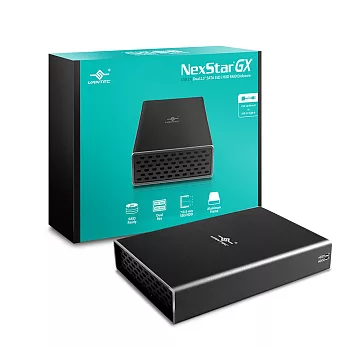 凡達克-NexStarGX USB 3.0雙槽2.5吋SATA SSD / HDD RAID外接盒(NST-272S3-BK)