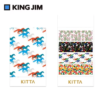 【HITOTOKI】KITTA 隨身攜帶和紙膠帶- 花樣 (KIT061)