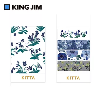 【HITOTOKI】KITTA 隨身攜帶和紙膠帶- 花朵6 (KIT063)