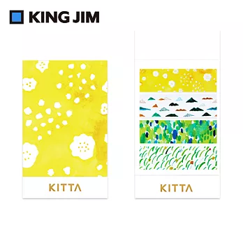 【HITOTOKI】KITTA  隨身攜帶和紙膠帶 Clear透明_ 山裡暖陽 (KITT003)