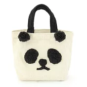 【TOMO】日本可愛動物毛絨手提包袋 ‧熊貓