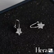 【Hera 赫拉】簡約五角形清新星星耳骨夾一對入