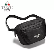 【TRAVEL FOX 旅狐】悠遊山嵐輕量防潑水側背包 (TB805-01) 黑色