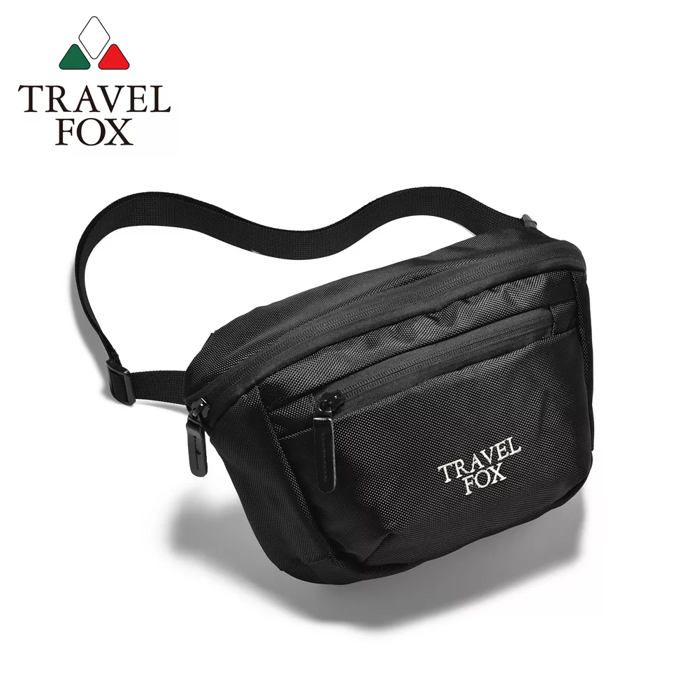 【TRAVEL FOX 旅狐】悠遊山嵐輕量防潑水側背包 (TB805-01) 黑色