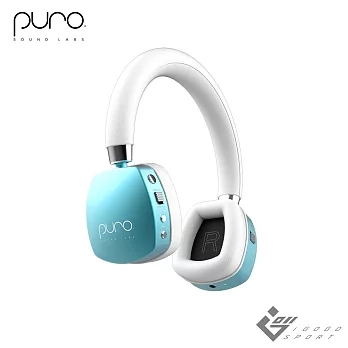 PuroQuiets 降噪無線兒童耳機 -薄荷藍