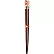 【日本IRODORI】日本祝福防滑天然木紅筷21cm ‧ 笑門來福